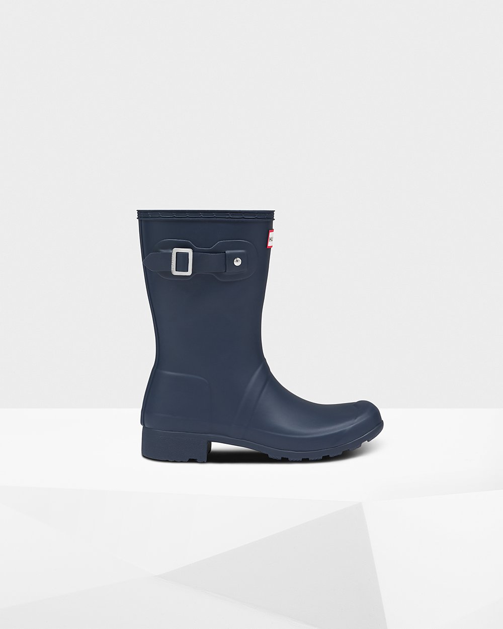 Womens Hunter Original Tour Foldable - Short Rain Boots Navy - 1456-FOHWY